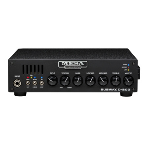 MESA BOOGIE SUBWAY D 800 COMPACT BASS AMP (METAL HEAD) BLACK