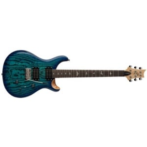 PRS SE CUSTOM 24 EXOTIC SWAMP ASH BURL LAKE BLUE