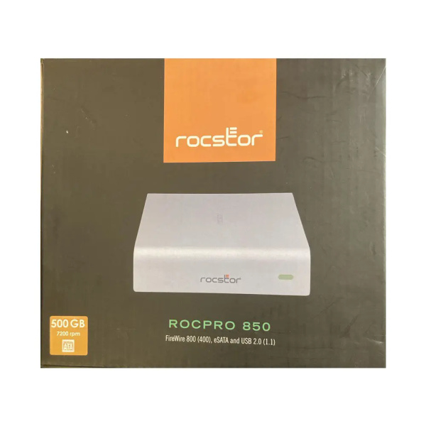ROCSTOR ROCPRO 850 HD 500Gb Firewire 400/800 Usb2