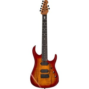 STERLING BY MUSIC MAN JP157 DIMARZIO BLOOD ORANGE BURST