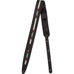 FENDER STRAP PARAMOUNT LEATHER STRAP BLACK