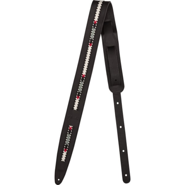 FENDER STRAP PARAMOUNT LEATHER STRAP BLACK