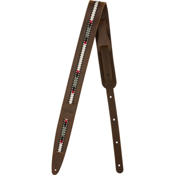 FENDER STRAP PARAMOUNT LEATHER STRAP BROWN