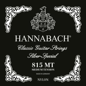 HANNABACH 815MT MEDIUM TENSION SILVER SPECIAL SET