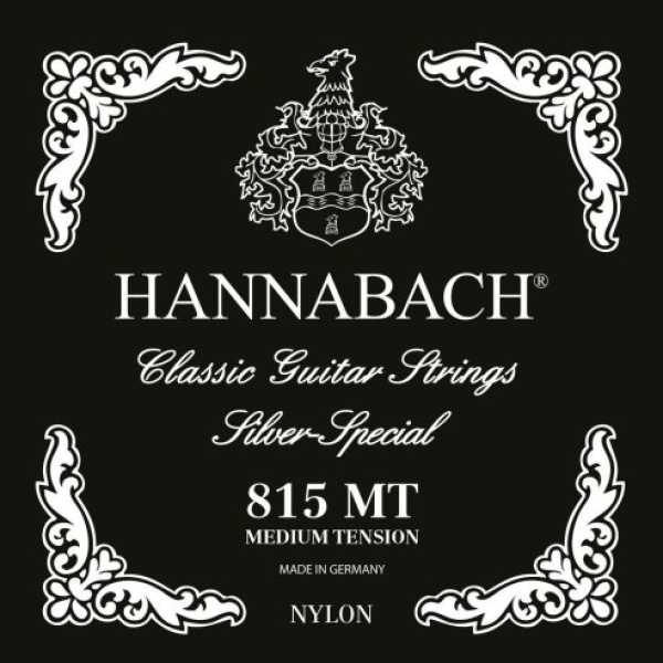 HANNABACH 815MT MEDIUM TENSION SILVER SPECIAL SET