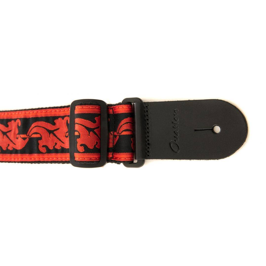 531703 SIGNATURE LEAF NYLON RD/BK TRACOLLA