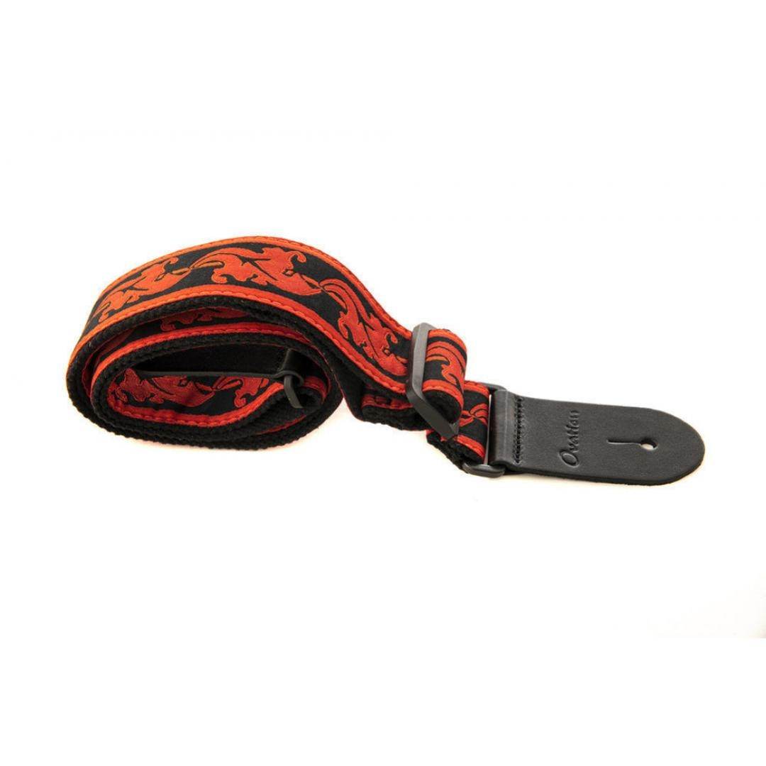 531703 SIGNATURE LEAF NYLON RD/BK TRACOLLA