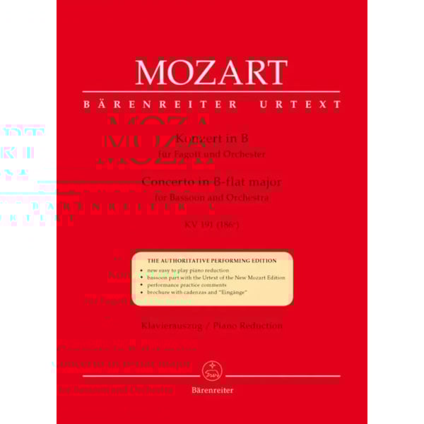 MOZART - Concerto for Bassoon and Orchestra in B-flat major K. 191(186e)