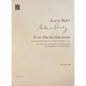 BERG - 5 Orchesterlieder