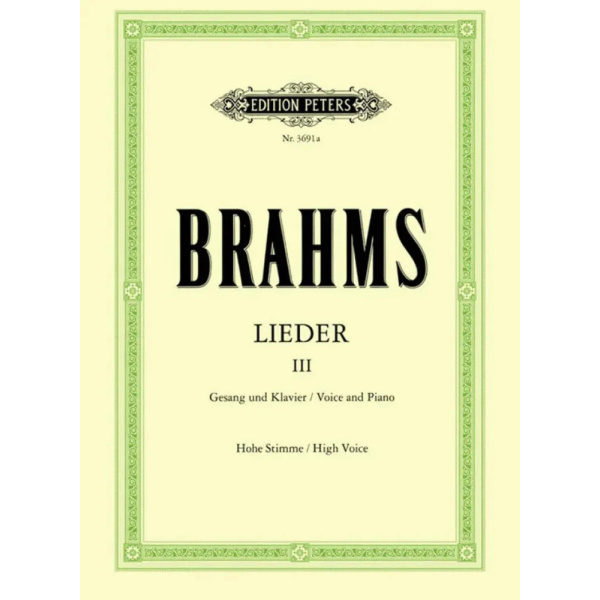 BRAHMS - Lieder Vol.3: 65 Songs
