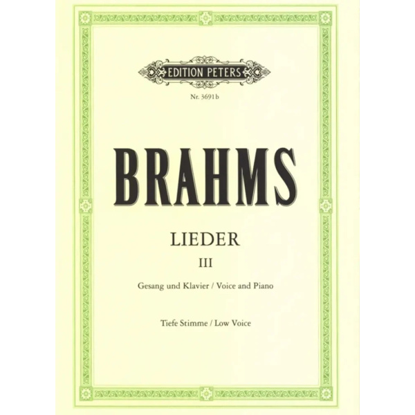 BRAHMS - Lieder Vol.3: 65 Songs