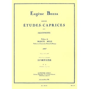 BOZZA - Douze Etudes-Caprices