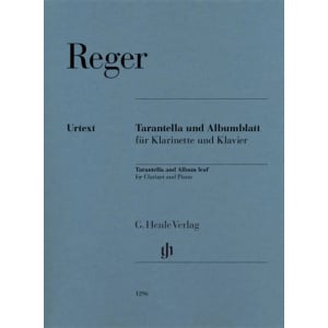 REGER - Tarantella and Album Leaf - Clarinet and Piano