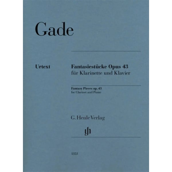GADE - Fantasy Pieces op. 43 Clarinet and Piano