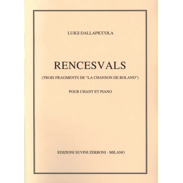 DALLAPICCOLA - Rencesvals (1946)