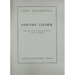 DALLAPICCOLA - Goethe Lieder