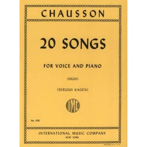 CHAUSSON - 20 Songs