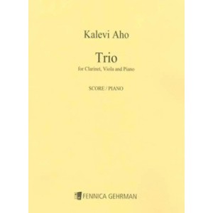 KALEVI AHO - Trio For Clarinet Viola e Piano - Partitura