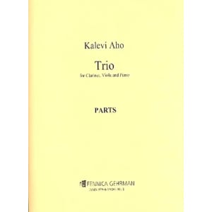 KALEVI AHO - Trio For Clarinet Viola e Piano - Parts