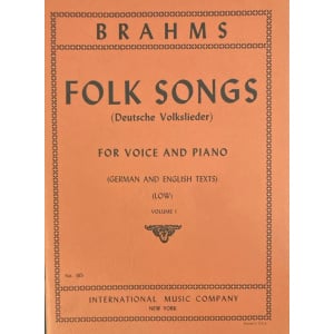 BRAHMS - Folk Songs Vol. 1