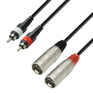 ADAM HALL CAVO K3 TMC 0300 2 RCA 2 XLR 3MT