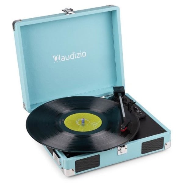 Audizio RP111 Record Player Briefc Blue