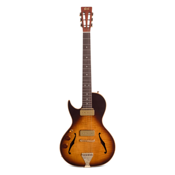 B&G CROSSROADS LITTLE SISTER CUTAWAY P90S LEFTY TOBACCO BURST