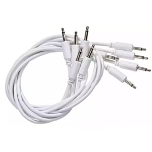 BLACK MARKET MODULAR PATCH CABLE 9 CM. 5-PACK WHITE