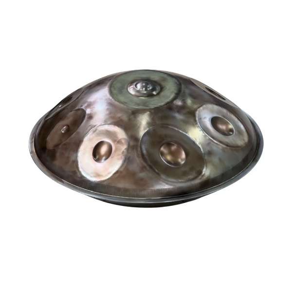 BLACKHOLEPAN E-AMARA HANDPAN EMBER STEEL 9 NOTE 432HZ