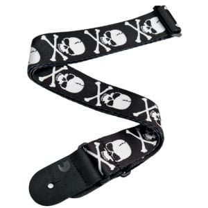 D'ADDARIO STRAP SKULL AND CROSS BONE