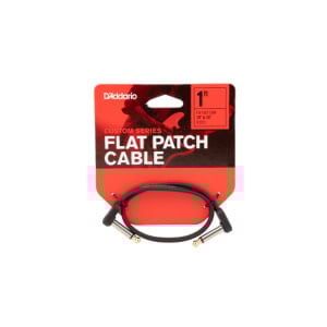 D'ADDARIO PLANET WAVES CUSTOM SERIES FLAT PATCH CABLES MATCHING ANGLE-ANGLE 15CM (2 PZ)