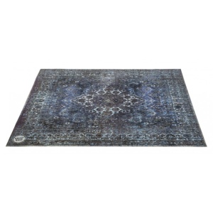 DRUM'N'BASE VP130-BLU - VINTAGE PERSIAN STAGE / DRUM MAT 1.30 X 0.90M ANTI-SLIP - BLUE