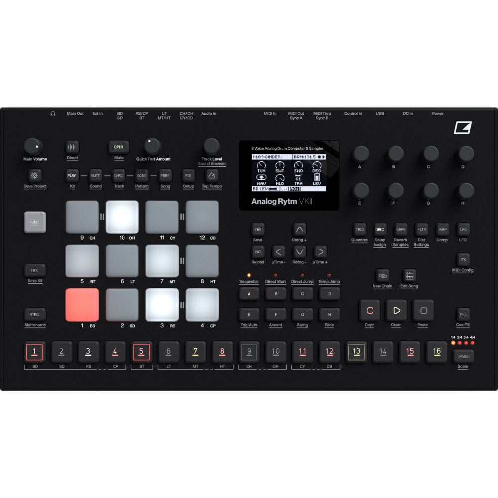 ELEKTRON ANALOG RYTM MKII BLACK