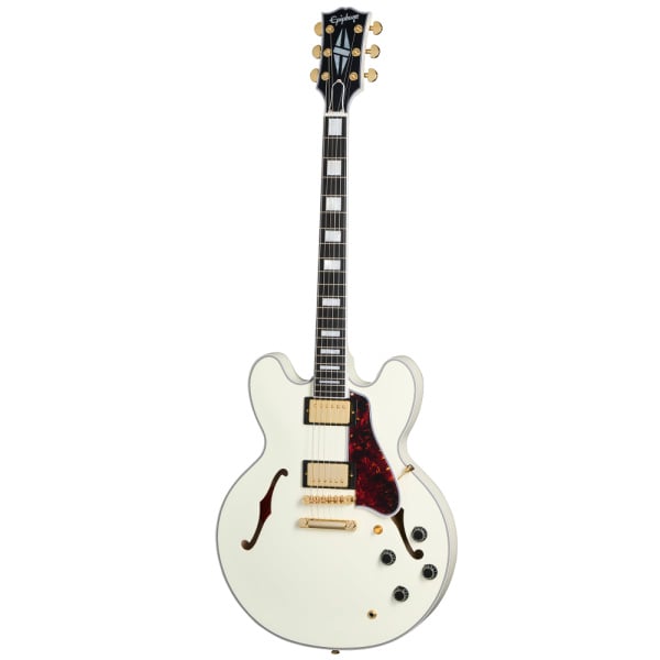 EPIPHONE INSPIRED BY GIBSON CUSTOM SHOP 1959 ES 355 VOS CLASSIC WHITE