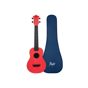 FLIGHT TUC 35 RED CONCERT TRAVEL UKULELE C/BORSA