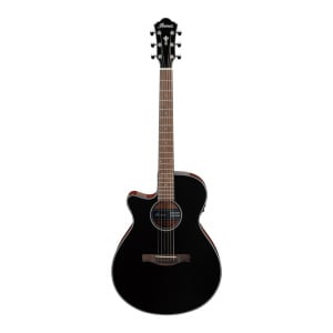 IBANEZ AEG SERIES AEG50L LEFTY BLACK HIGH GLOSS TOP