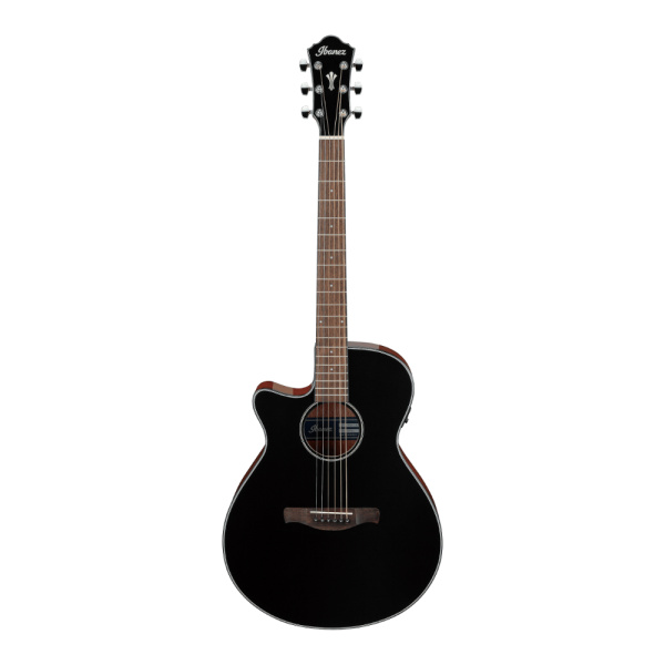 IBANEZ AEG SERIES AEG50L LEFTY BLACK HIGH GLOSS TOP