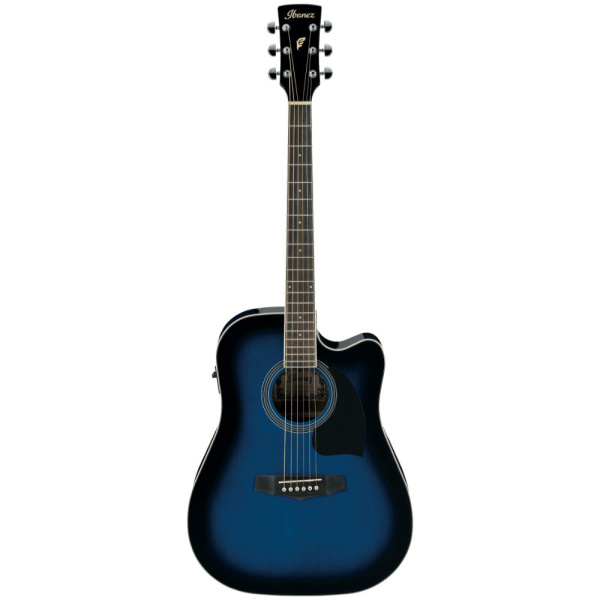 IBANEZ PF SERIES PF15ECE TRANSPARENT BLUE SUNBURST HIGH GLOSS