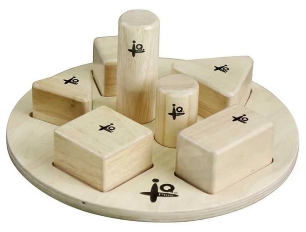 IQ Plus Wooden Shaker Tray Set