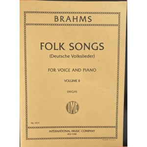 BRAHMS - Folk Songs Vol. 2