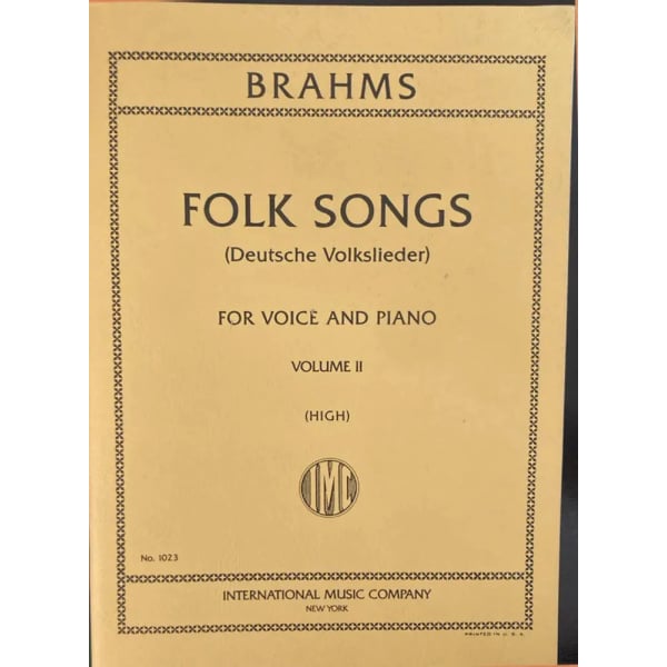 BRAHMS - Folk Songs Vol. 2