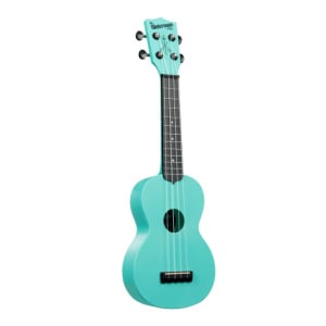 Kala KA-R-WMG-BL-S - ''Beach'' - ukulele soprano Aqua Mist (Glow in the Dark)