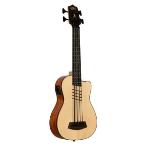 Kala UBASS-HH-SSMHG-FS - ''Artist Signature'' - Hutch Hutchinson - U-BASS Solid Spruce Top Mahogany elettrificato - c/borsa
