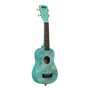 Kala UK-SEASCAPE - ''Graphic Top'' - ukulele soprano Seascape - c/borsa