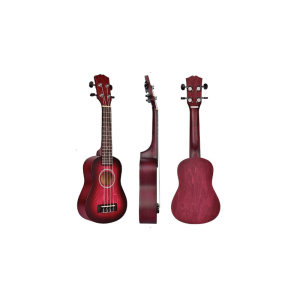 LAX UK202 SOPRANO RED MATTE FINISH C/BORSA