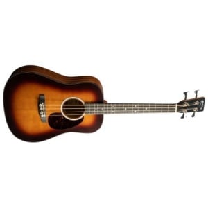 MARTIN D JR-10E BASS BURST W/BAG