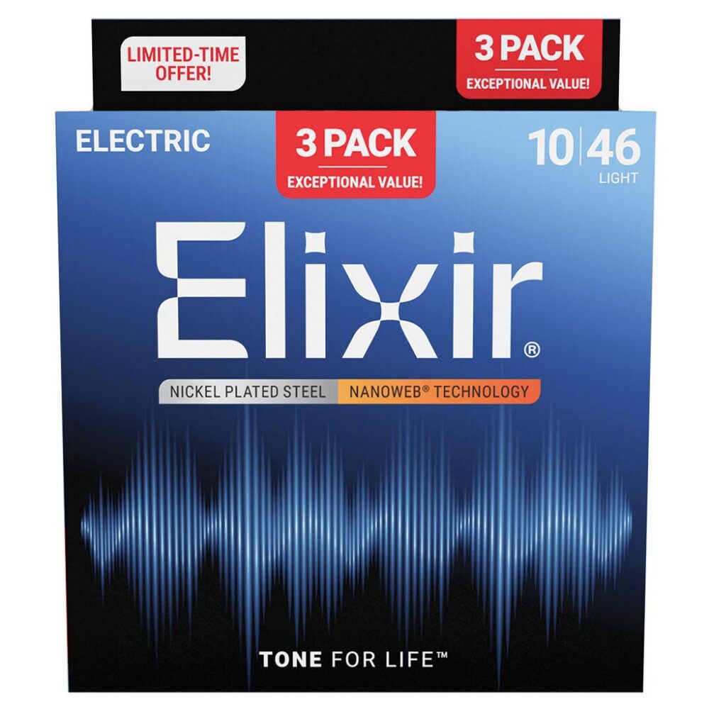 16567 3X PACK 10-46 NANOWEB NICKEL CORDE