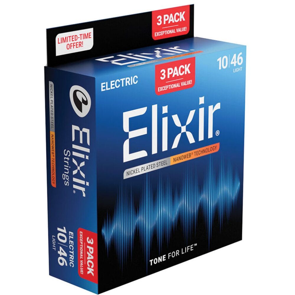 16567 3X PACK 10-46 NANOWEB NICKEL CORDE