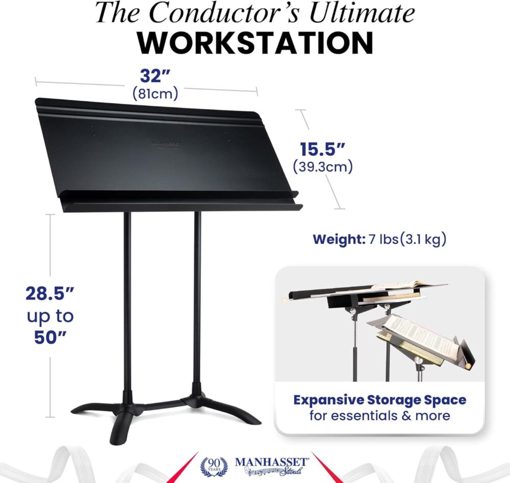 5401 LEGGIO DA ORCHESTRA NERO