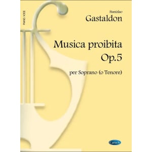 GASTALDON - Musica Proibita Op.5 Per Soprano O Tenore